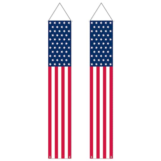 Beistle 6ft. Stars & Stripes Door Panel Set